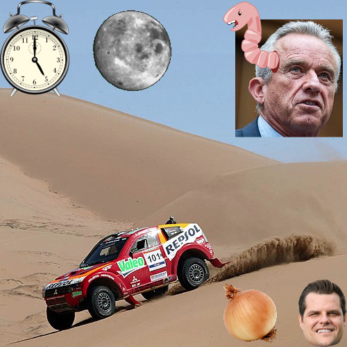A Clown Cabinet, An Onion, Cultural Destruction, The Full Beaver Moon.