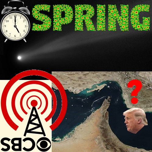 Spring Is Here, An Interstellar Comet Breaks Up and Trump Has Lost The Thread