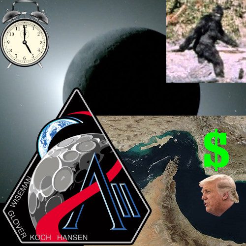 rump Sees Another Crooked Business Opportunity, Bigfoot Video From 1967, a Hoax, Splashdown!
