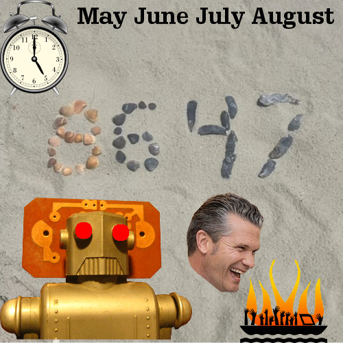 The Middle Third, Humanoid Robots Can Run, Hegseth Has More Fun, 86 47